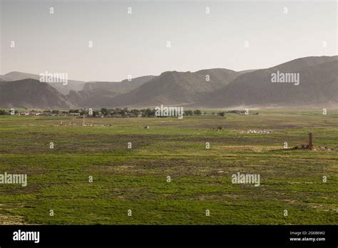 Panorama of Pasargadae, first capital of the Achaemenid Empire by Cyrus II the Great, Fars ...