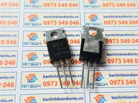 Irf720 Mosfet Kênh N 400v33a To 220