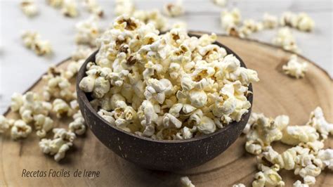 PALOMITAS de MAÍZ sartén microondas y freidora de aire