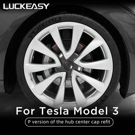 For Tesla Model Wheel Cap Car Hub Cover Model Inch Wheel P