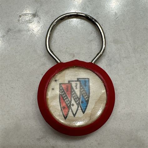 Rare Vintage Wagner Buick Gmc Dealership Keychain Belleville Illinois