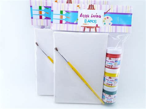 Kit Pintura Aquarela Tela No Elo Estrella Arteira Papelaria