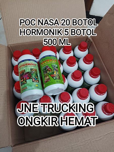 Jual PAKET 20 BOTOL POC NASA 5 BOTOL HORMONIK PERTANIAN PERIKANAN