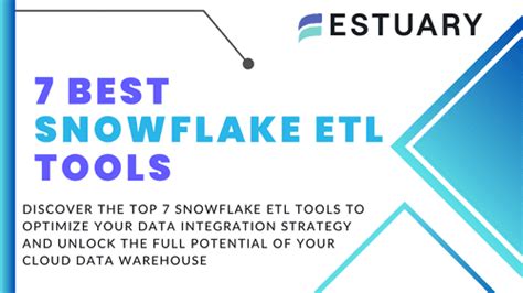 7 Best Snowflake ETL Tools In 2024 Features Pros Cons Estuary