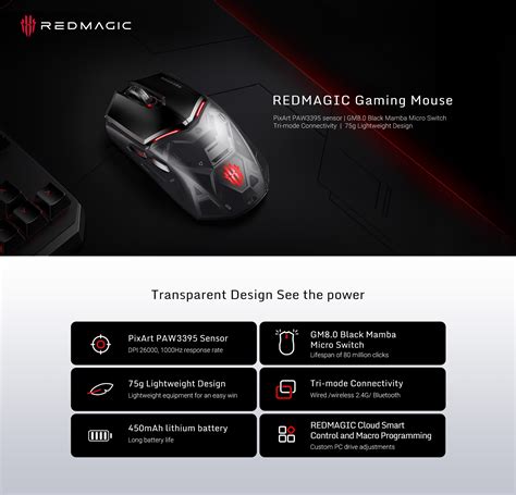 REDMAGIC Gaming Mouse - REDMAGIC (Global)