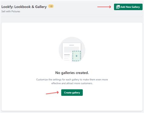 Manage Galleries Lookfy Helpdesk