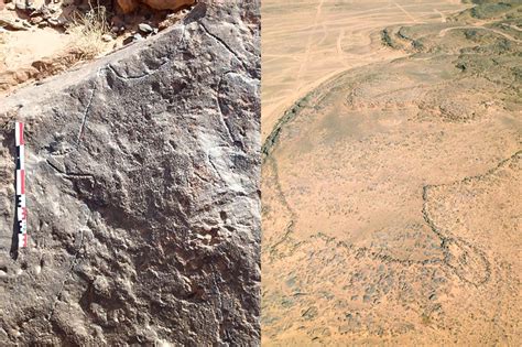 News - Rock-Cut Images May Be Scaled Drawings of Desert Kites - Archaeology Magazine