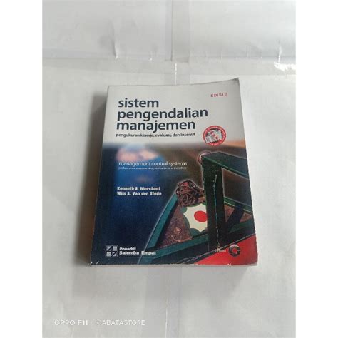 Jual Buku Sistem Pengendalian Manajemen Edisi Kenneth A Merchant