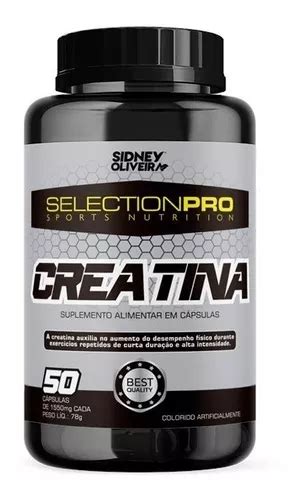 Suplemento en cápsulas Sidney Oliveira SELECTION PRO creatina en pote