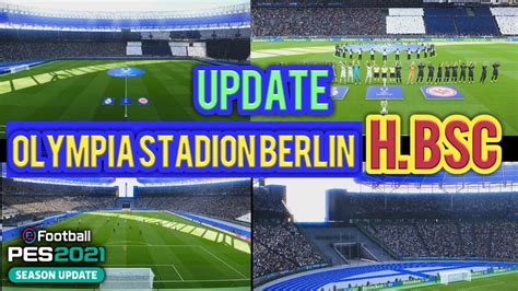 PES 2021 Olympia Stadion Berlin Update Season 2023 YouTube