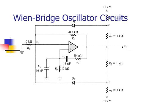 Ppt Wien Bridge Oscillator Circuits Powerpoint Presentation Free