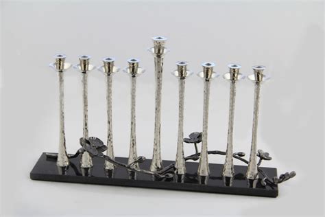 Michael Aram Black Orchid Menorah Landau T Shop Online Synagogue Judaica T Shop