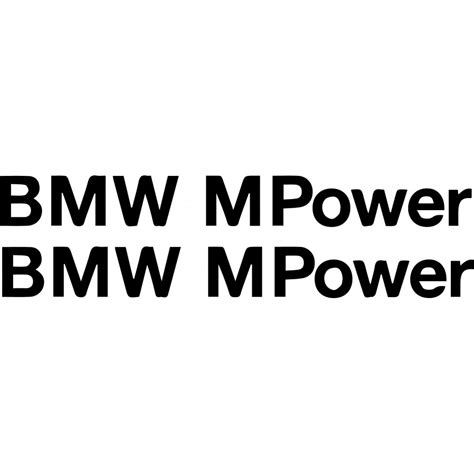 Buy Bmw M Power Decal Sticker Online