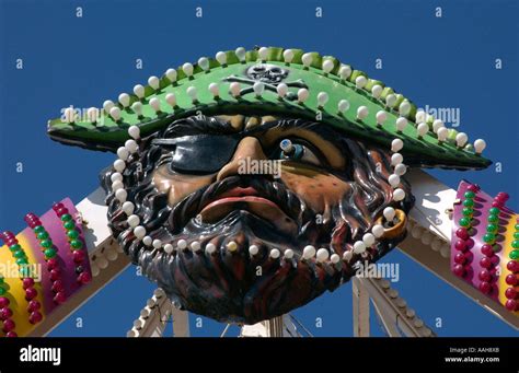 Pirate Fairground Character Stock Photo Alamy