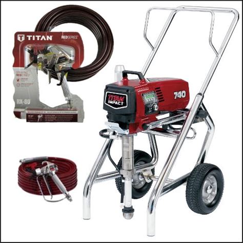Titan Impact 440 Skid Airless Paint Sprayer View Painting