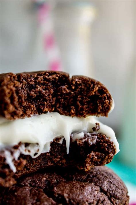 Homemade Oreos Cake Mix Cookies The Food Charlatan