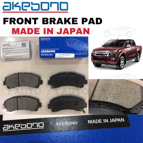 Made In Japan Akebono Front Brake Pad Isuzu D Max Dmax Rt X Wd