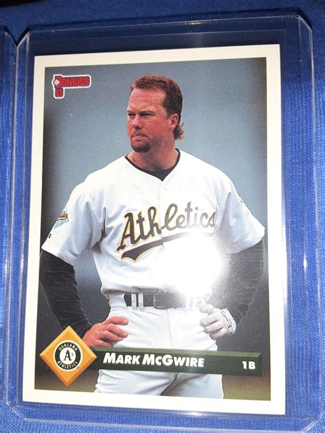 Donruss Baseball Card Mark Mcgwire Oakland Athletics Free