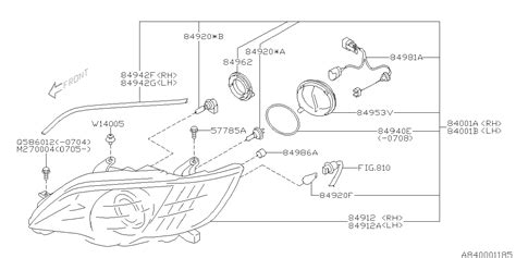 Subaru Crosstrek Sealed Beam Headlight Lens And Body Head Lamp