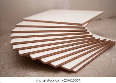 Boards Raw Mdf Arranged Shape Stock Photo Shutterstock