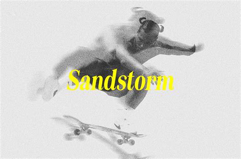 Sandstorm Dust Photo Effect