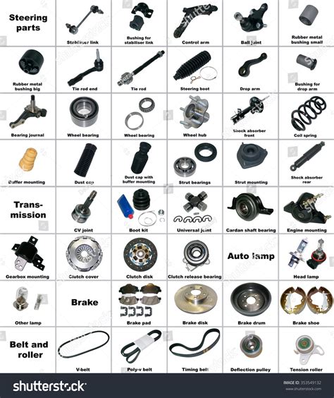 The Most Popular Spare Parts Of The Transmission Royalty Free Stock