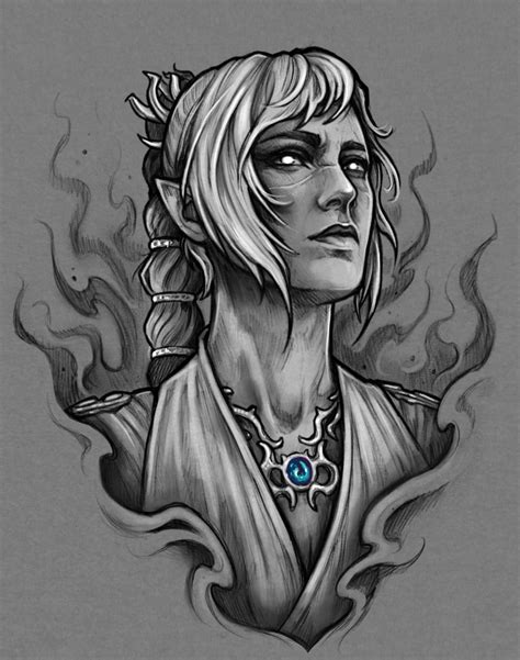 Shadowheart Fanarttattoo Design Rbaldursgate3