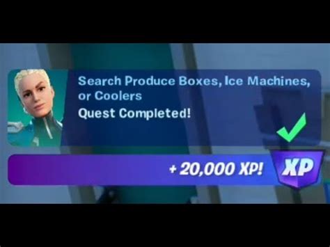 Fortnite Search Produce Boxes Ice Machines Or Coolers Chapter 3