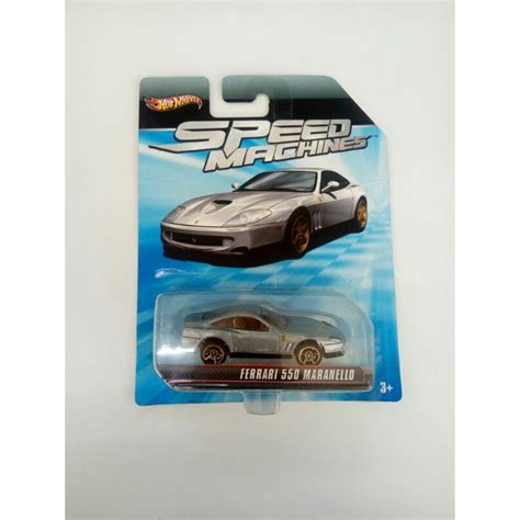 Jual Hot Wheels Ferrari 550 Maranello Speed Machine Shopee Indonesia