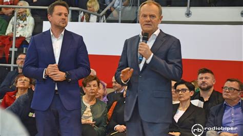 Donald Tusk i Rafał Trzaskowski spotkali się z mieszkańcami Białej