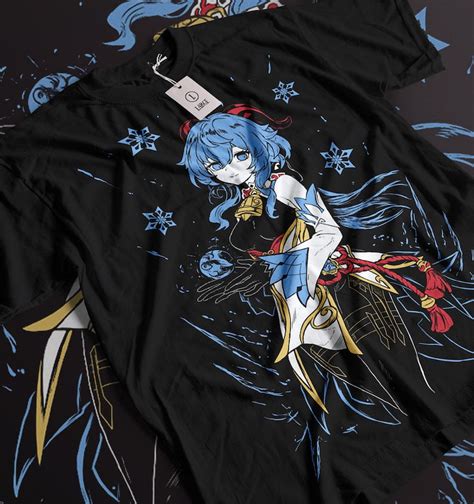 Ganyu Genshin Impact Genshin Impact Raiden Shogun Gaming T Shirt Hu