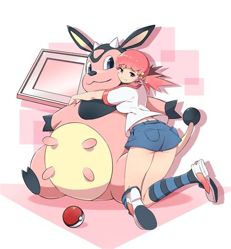 Whitney And Miltank Pokemon And 1 More Drawn By Tm Hanamakisan