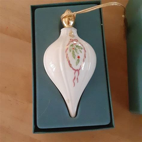 Vintage Lenox Holiday Ornament In Original Box Etsy