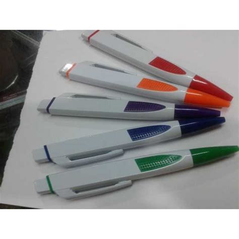 Jual Souvenir Pulpen Promosi Pen Gepeng Ujung Warna Jakmall