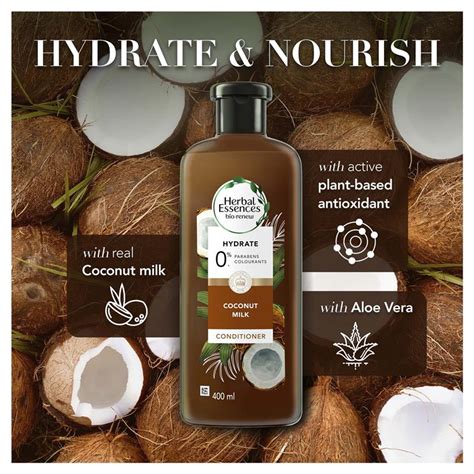 Buy Herbal Essences Bio Renew Hydrate Coconut Milk Conditioner 400ml Online At Chemist Warehouse®