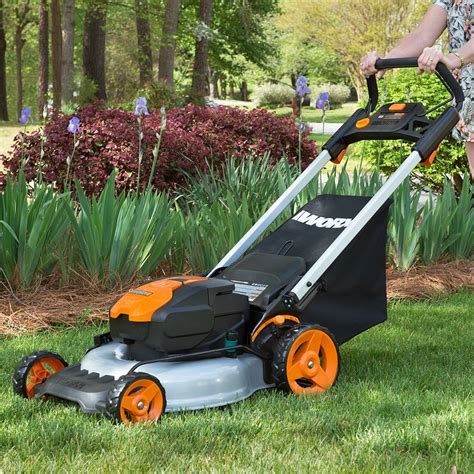 Газонокосилка WORX WG751E аккумуляторная 40V 48см, с двумя АКБ на 4Ач и ...