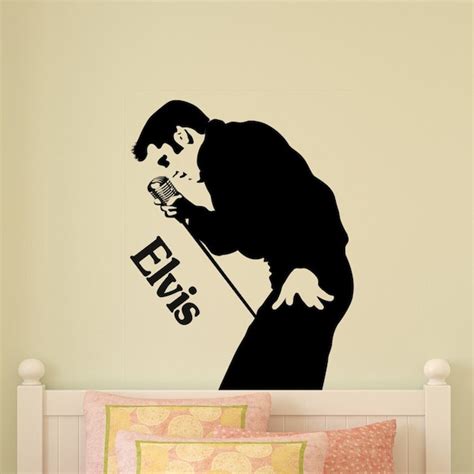 Elvis Presley Decal Etsy