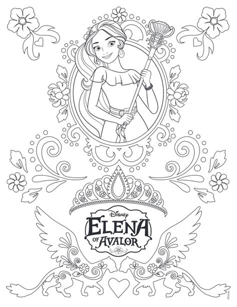 Elena Coloring Pages at GetColorings.com | Free printable colorings pages to print and color