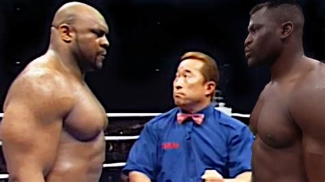 Francis Ngannou Vs Bob Sapp Ufc Youtube