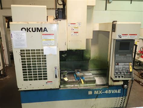 1999 Okuma Mx 45vae Cnc Vertical Machining Center Osp700m Control Sn