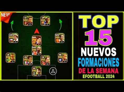 TOP 15 NUEVOS MEJORES FORMACIONES OCULTAS DE LA SEMANA En EFOOTBALL