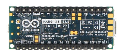 Arduino Nano 33 BLE Sense Rev2 with headers - ABX00070 Botland ...