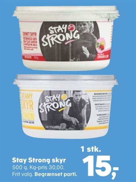 Stay Strong Skyr Vanilje Tilbud Hos Superbrugsen