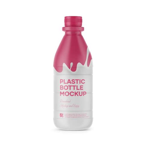 Premium Psd Plastic Bottle Mockup