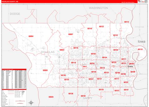 Maps of Douglas County Nebraska - marketmaps.com