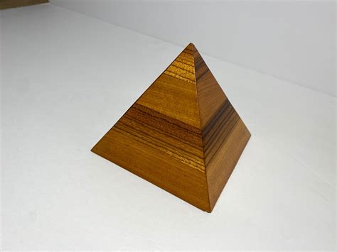 Handcrafted Wooden Pyramid Etsy