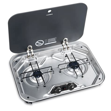 Dometic™ D21 Secg Rv 2 Burner Propane S S Cooktop W Glass Cover