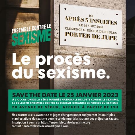 6e Journée Nationale Contre Le Sexisme Ministère De La Santé Paris