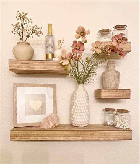 Bathroom Shelf Styled For Valentines Day Simple Bathroom Decor