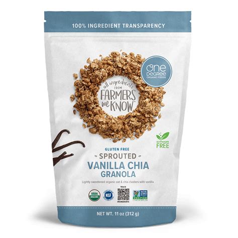 One Degree Organics Organic Oats Granola Cereal And Flour